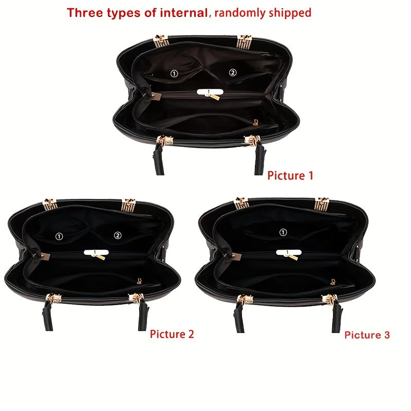 Women's Handbag with Multi-Functional Bow and Cute Mini Wallet