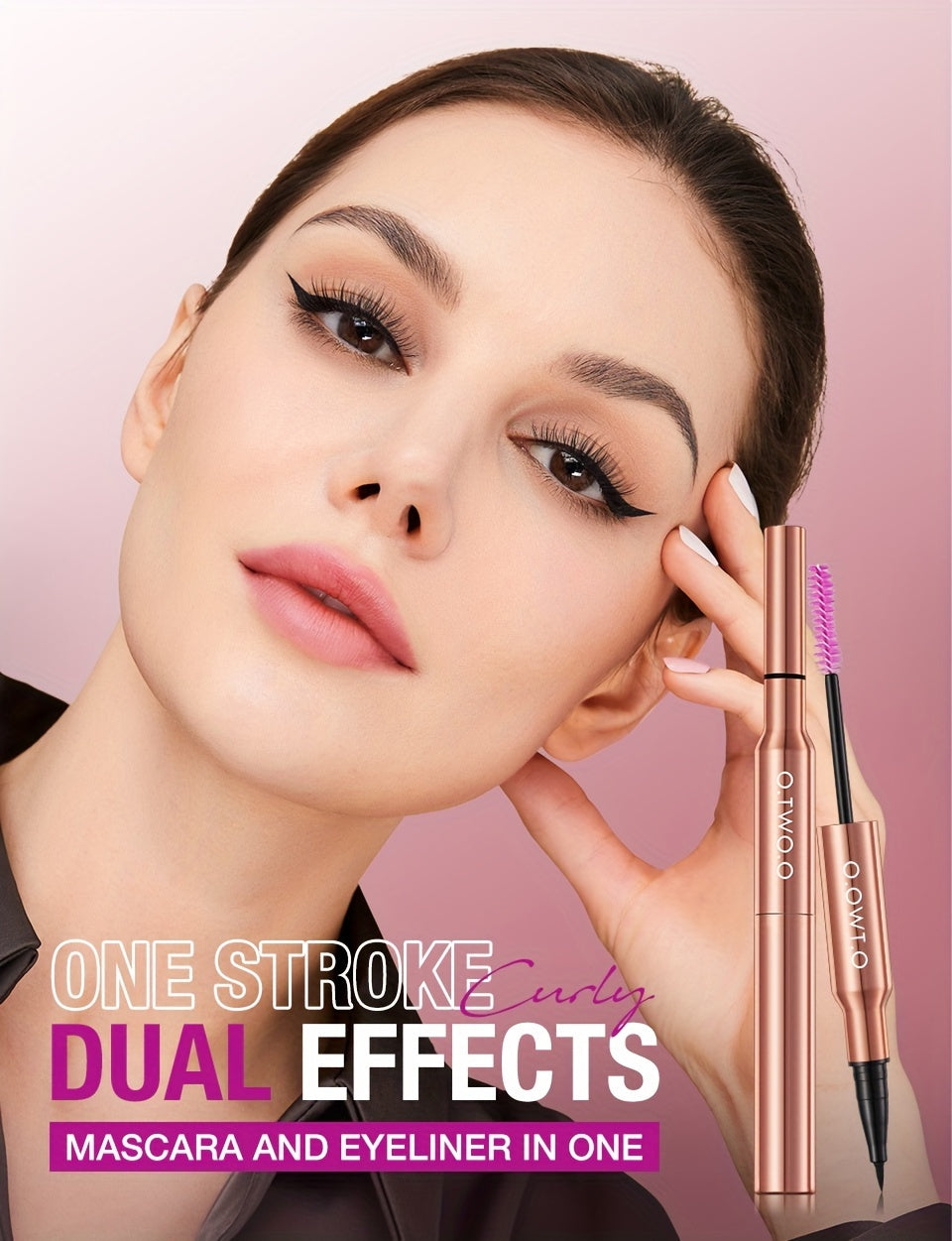 O.TWO.O 2in1 Eyeliner &amp; Mascara Black Matte Waterproof