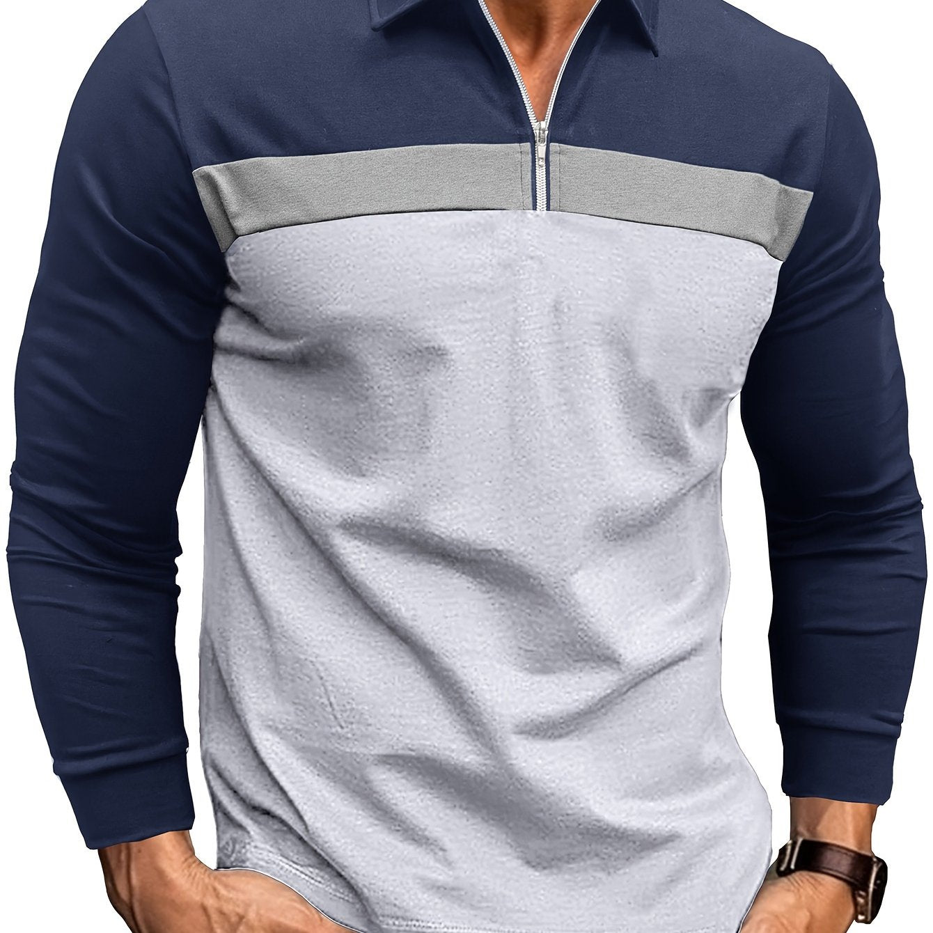 Áo Nam Màu Sắc Thoải Mái Co Giãn Cài Khóa Dài Tay