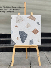 600x600 Terrazzo Tiles India Bronze