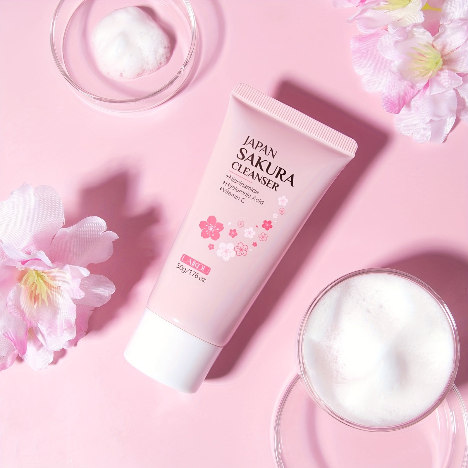 Sakura Cleanser 100ml - Moisturizing &amp; Deep Cleansing
