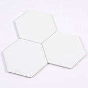 Hexagonal Tile 230x200x115 White Matte Glaze