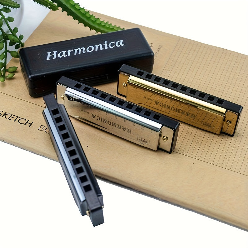 Harmonica 10 Lỗ - Nhạc Cụ Tập Chơi Quà Tặng Eid Mubarak