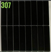32x145mm Black Mosaic Stick Tiles