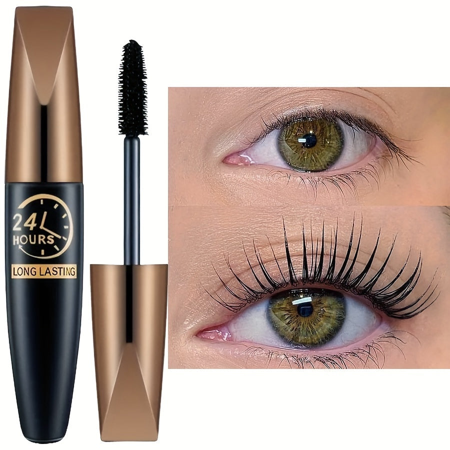 Long &amp; Curly Silk Lashes - Smudge-Free, Quick-Drying Mascara