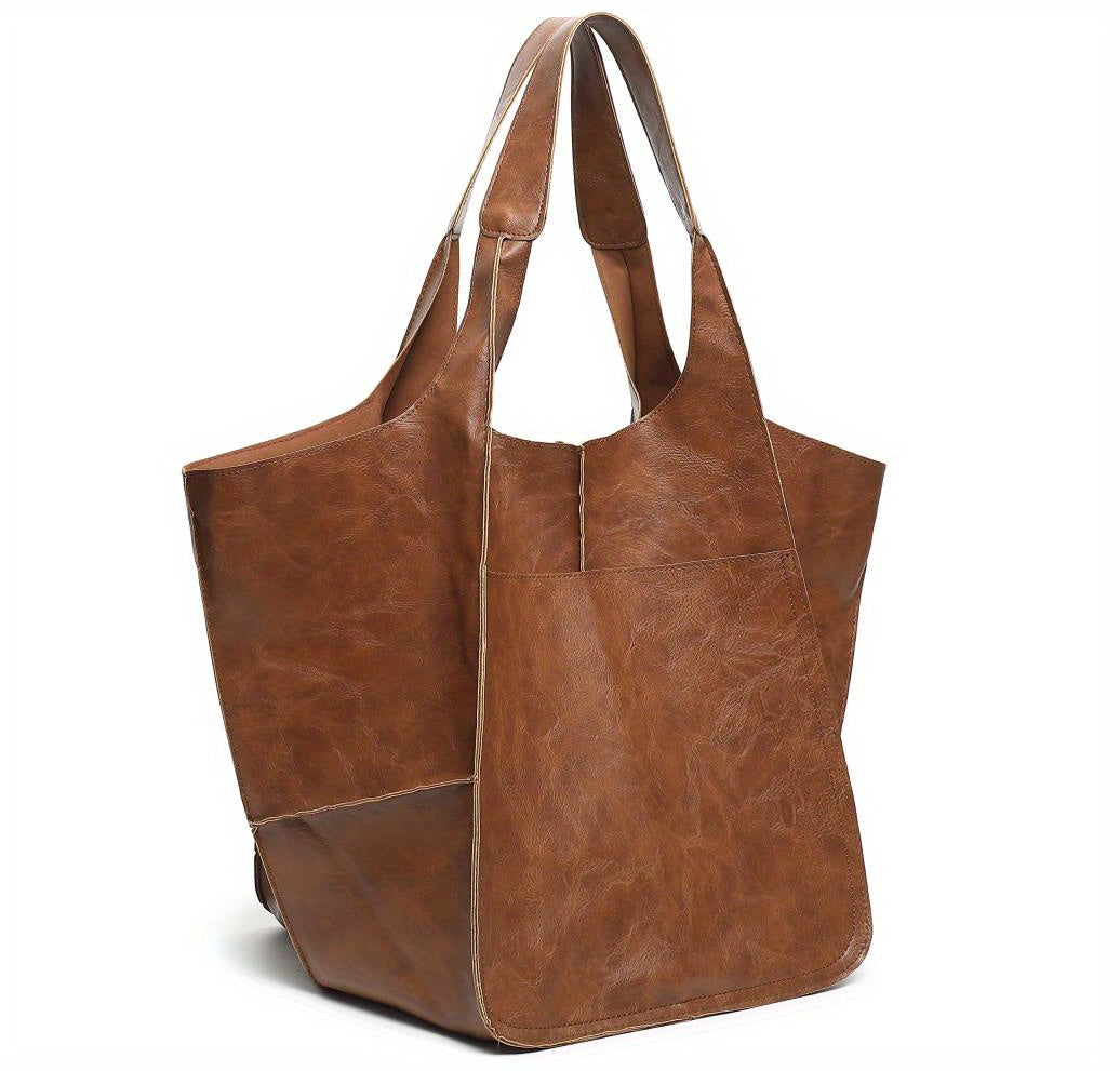 Retro Women's Handbag Large Capacity, Elegant Style