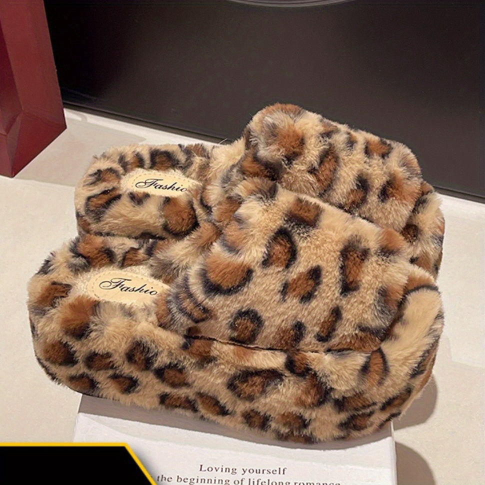 Dép Lông Báo Đế Cao Tăng Chiều Cao Thu Đông 2024