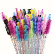 Set of 20 Multi-purpose Crystal Mascara Brushes for Convenient Eyelash Brushing