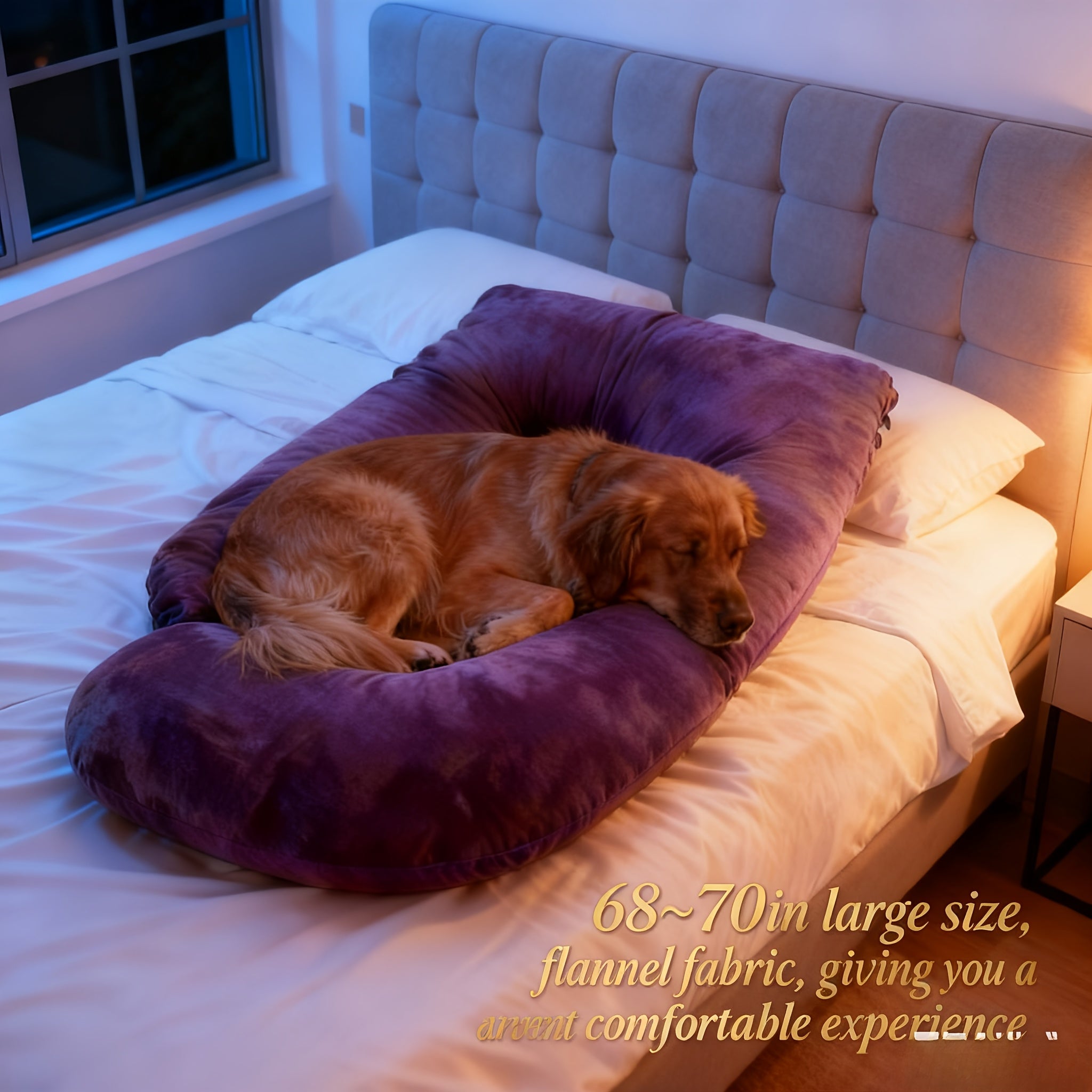 69/60 Inch J-Shape Maternity Full Body Pregnancy Pillow - Ergonomic Back &amp; Leg Support with Removable Velvet Cover, Machine Washable, More Filling, Durable Fabric for Side/Back Sleepers, Ideal for Women'S Sleep Aid &amp; Home Dec