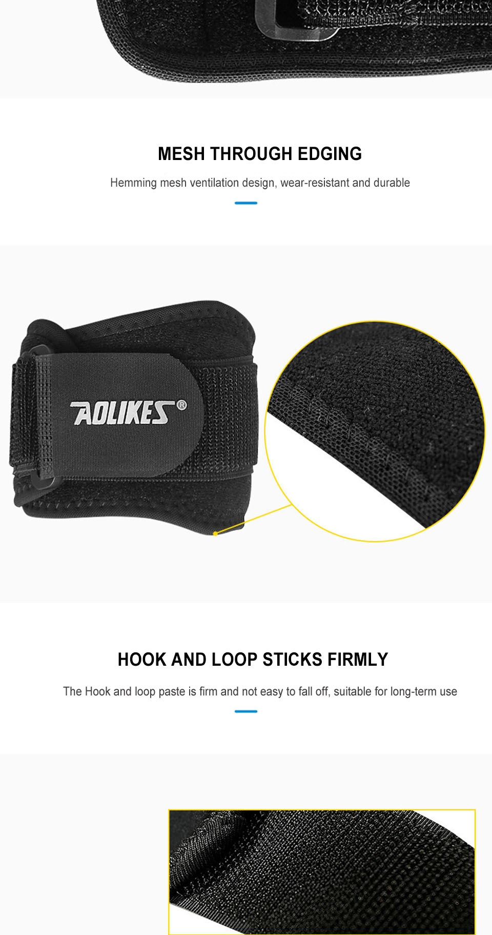 Băng Khớp Thể Thao AOLIKES - Đệm Nén Chống Trượt