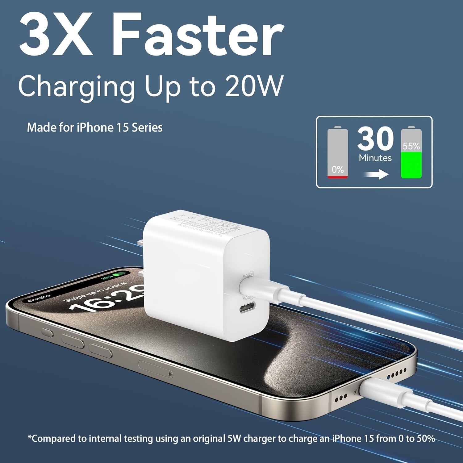Nhanh Sạc USB-C 10FT Cho iPhone 16/15 & iPad Pro/Air - Daisan Mart