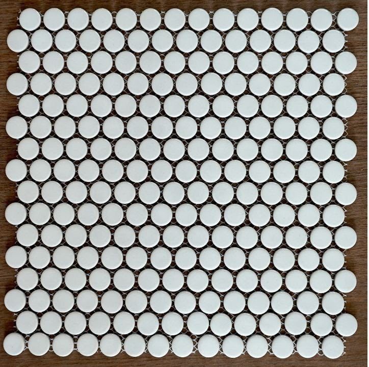 Round Marble Mosaic Tile Code C19102