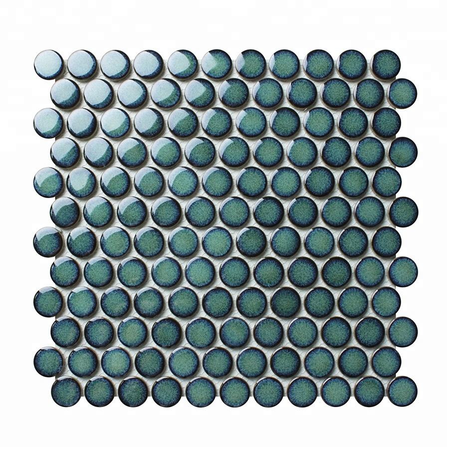 Round marble mosaic tile code 19EB-D77