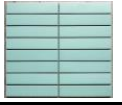 32x145mm Mint Green Mosaic Tile 305