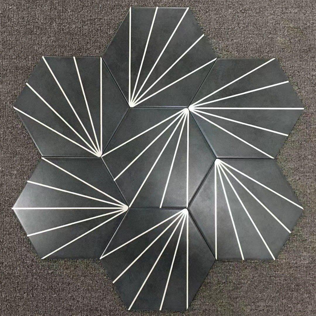 Hexagonal tile 200x230 code 23216
