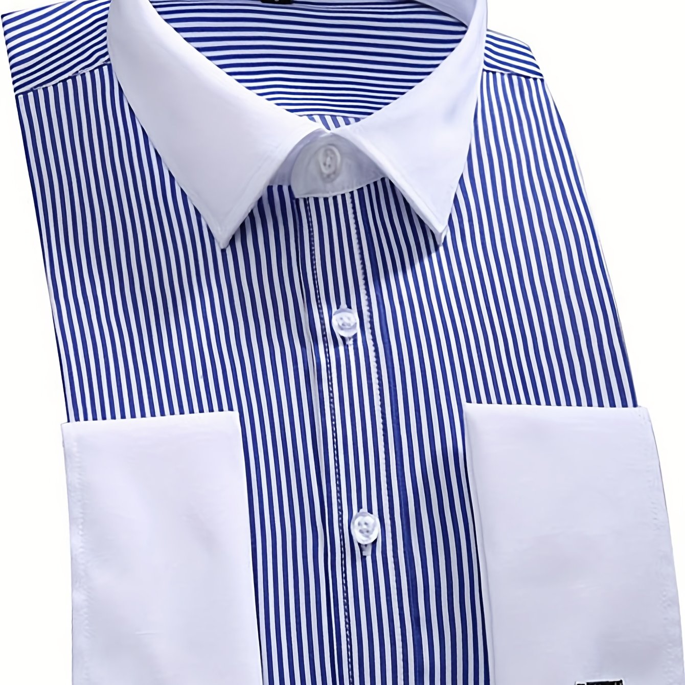 Áo Sơ Mi Nam Pháp 2025 Kèm Măng Sét Thanh Lịch