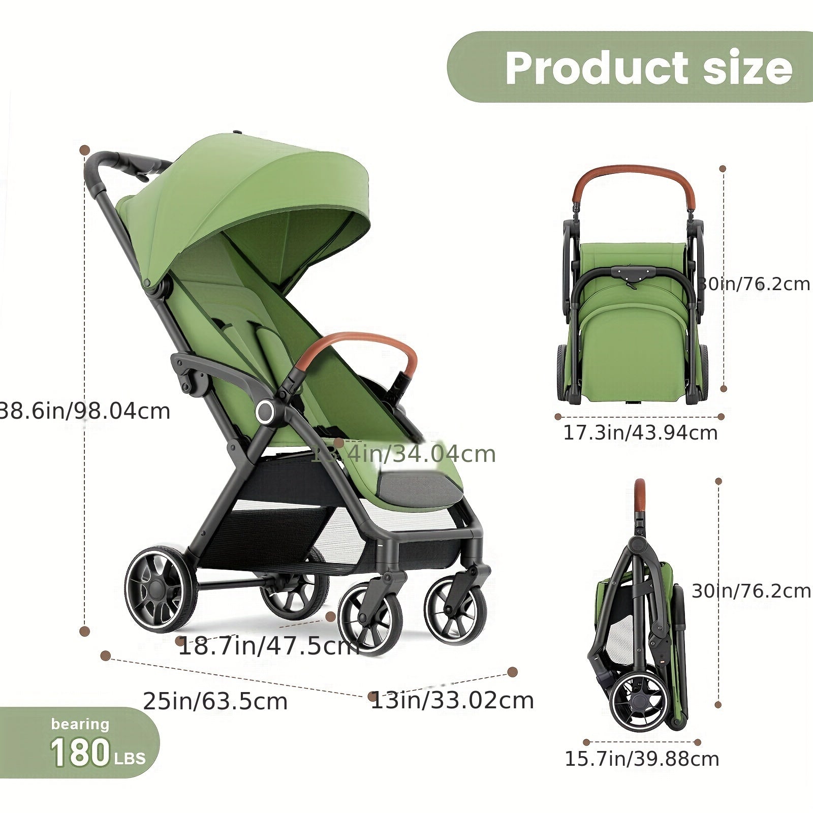 Foldable Baby Stroller - Halloween and Christmas Gift