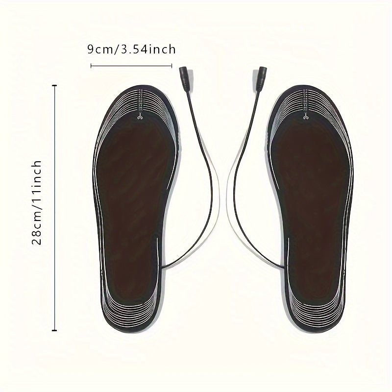 USB Electric Warm Insole - Keep Feet Warm in Winter Outdoors