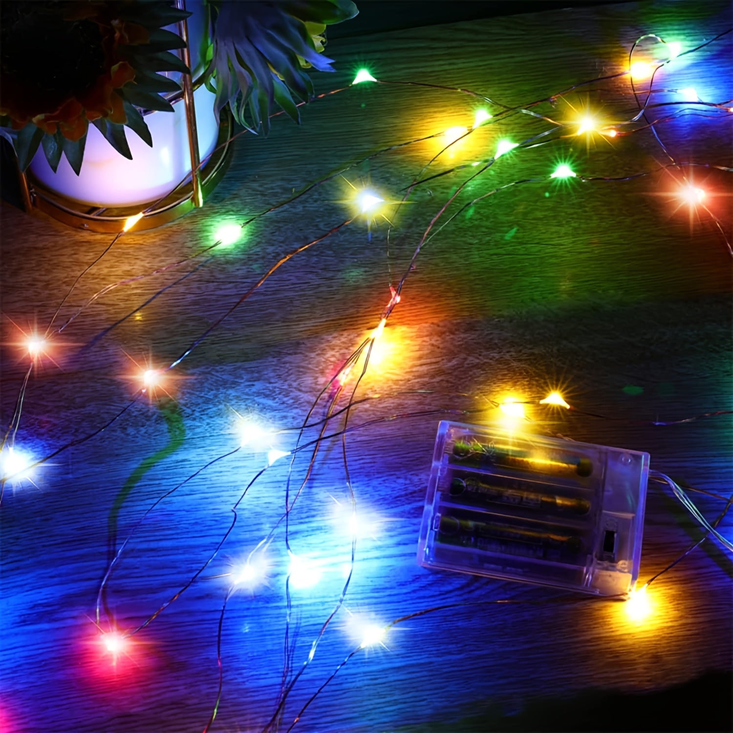 Copper LED String Lights for Christmas and Wedding Decoration