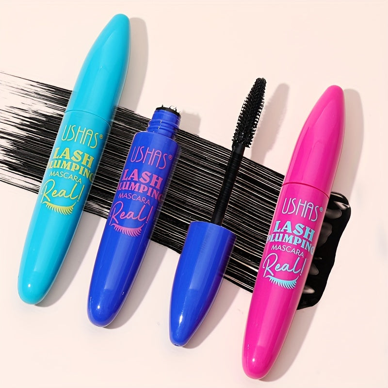 Ushas Mascara Thick &amp; Lengthening Lashes, Dark Black, 24h, Smudge-Proof
