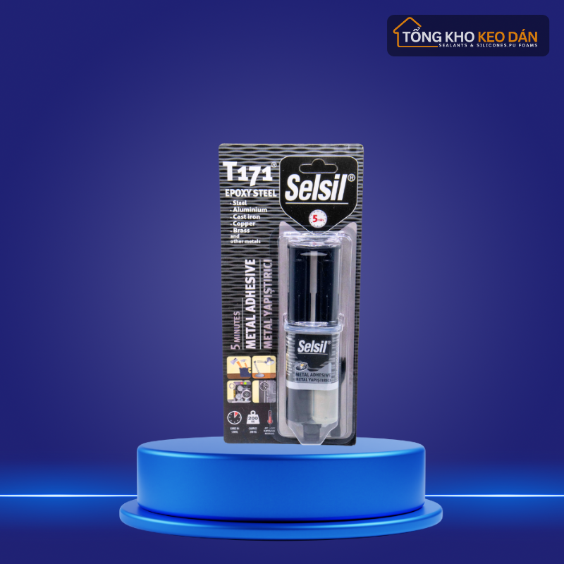 5 Minute Metal Steel Epoxy Glue 24ml 28g