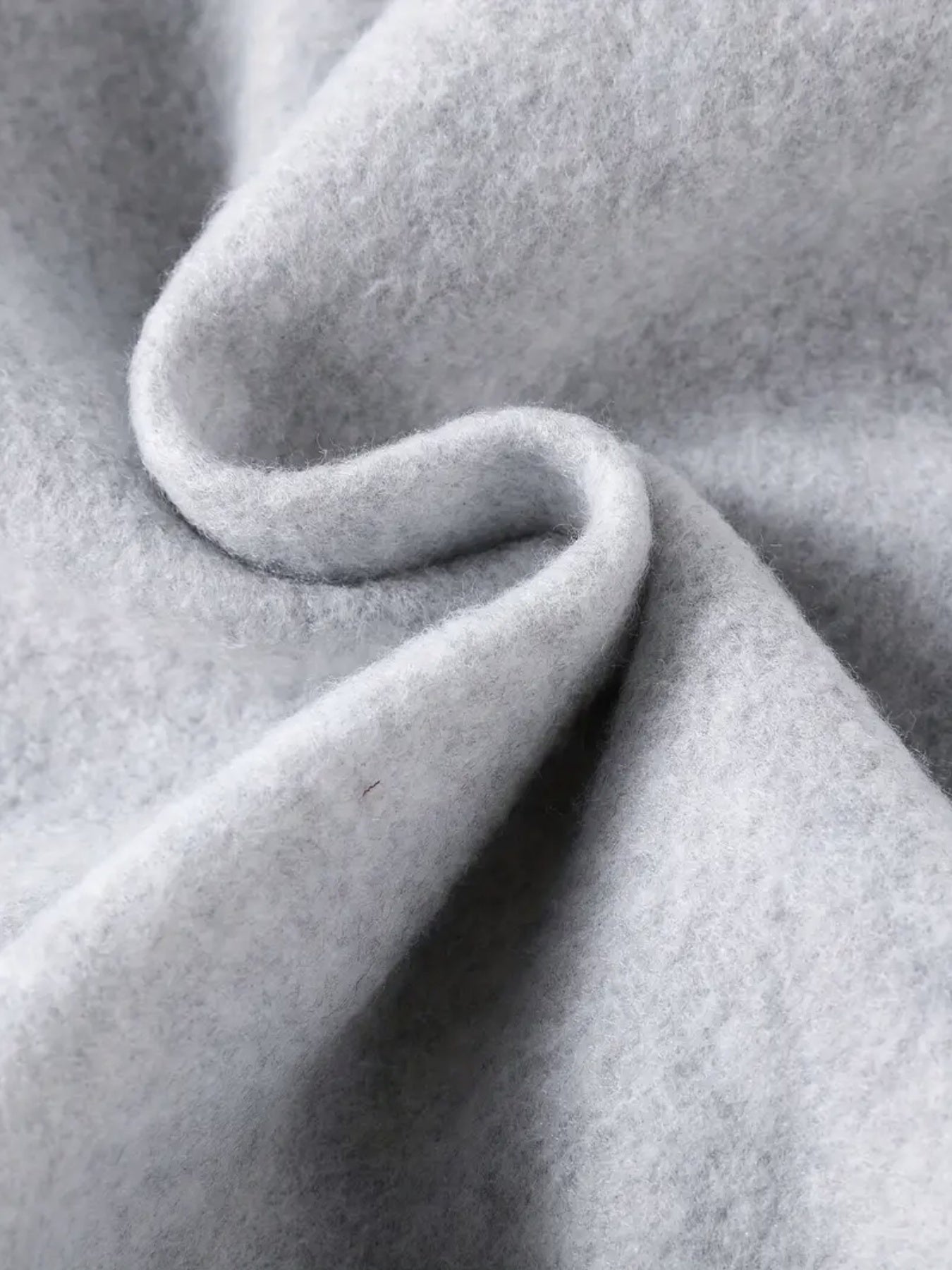 Women's Coffee Gray Hoodie &amp; Kangaroo Pocket Loose Hoodie