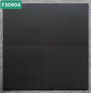 Matte black floor tiles 300x300mm F30904