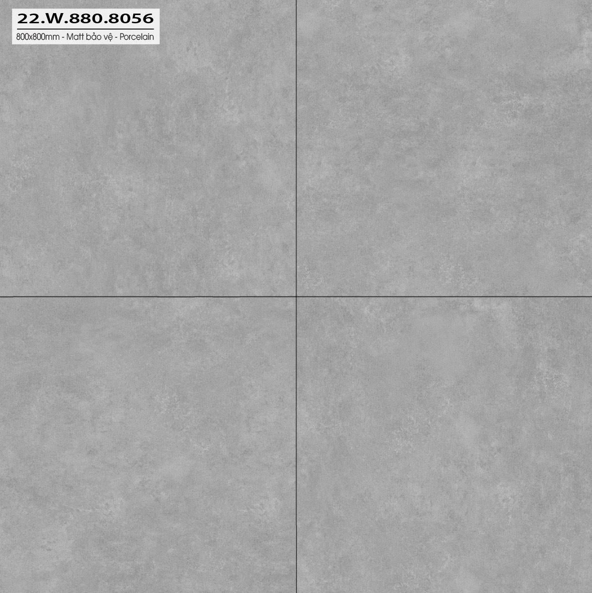 800x800mm Matt smooth tile 22W.880.8056