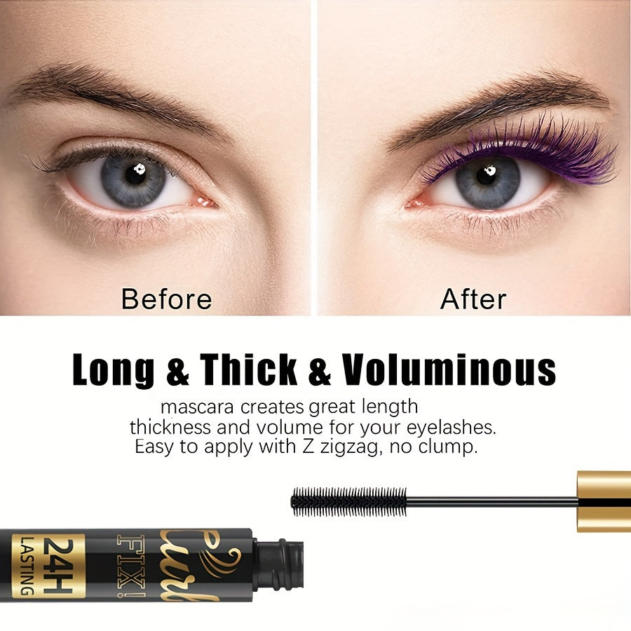 Mascara 11 Màu Sắc Sống Động - Nhanh Khô, Dày, Dài