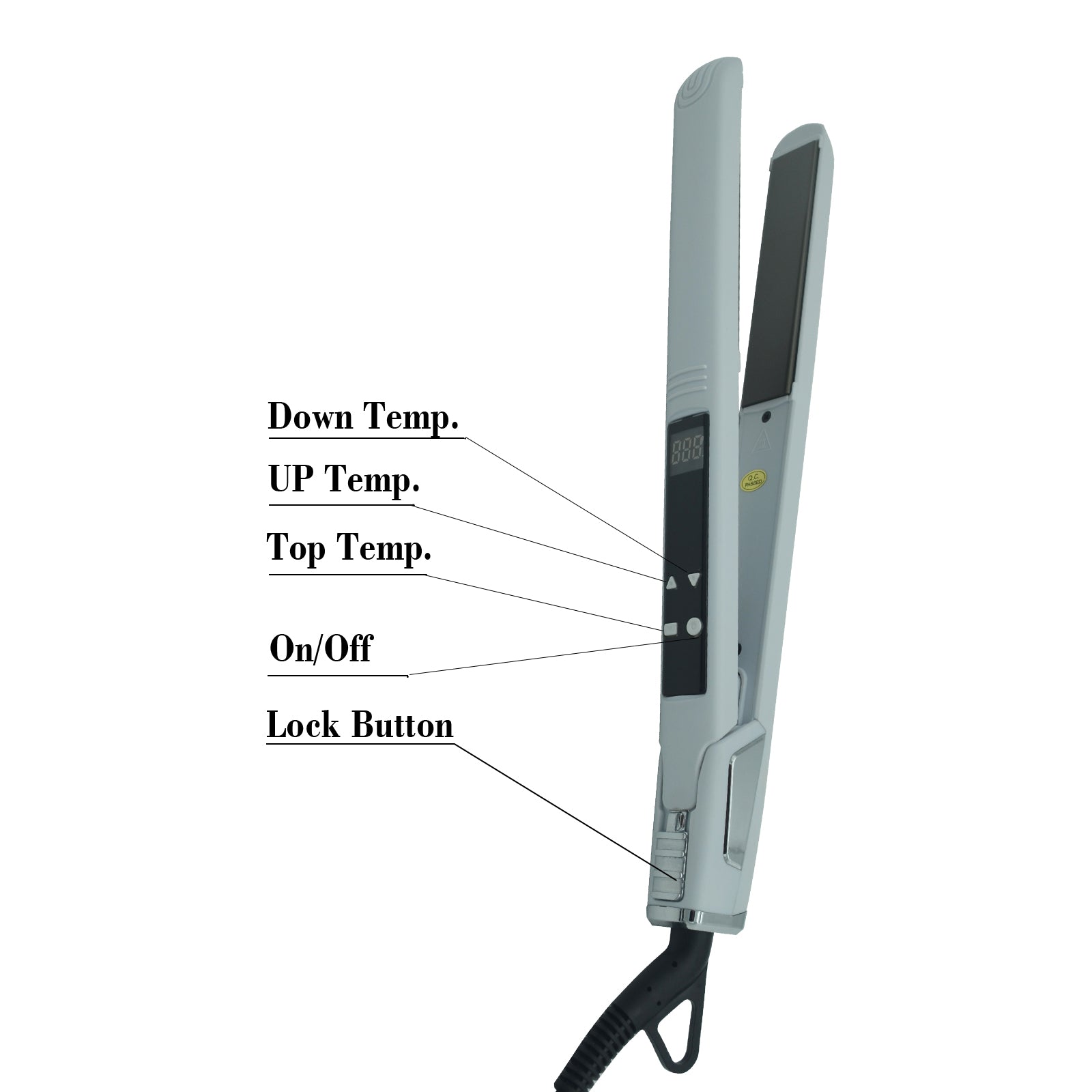 Máy Duỗi Tóc Titan Pro - Thiết Kế Ergonomic & Đa Điện - Daisan Mart