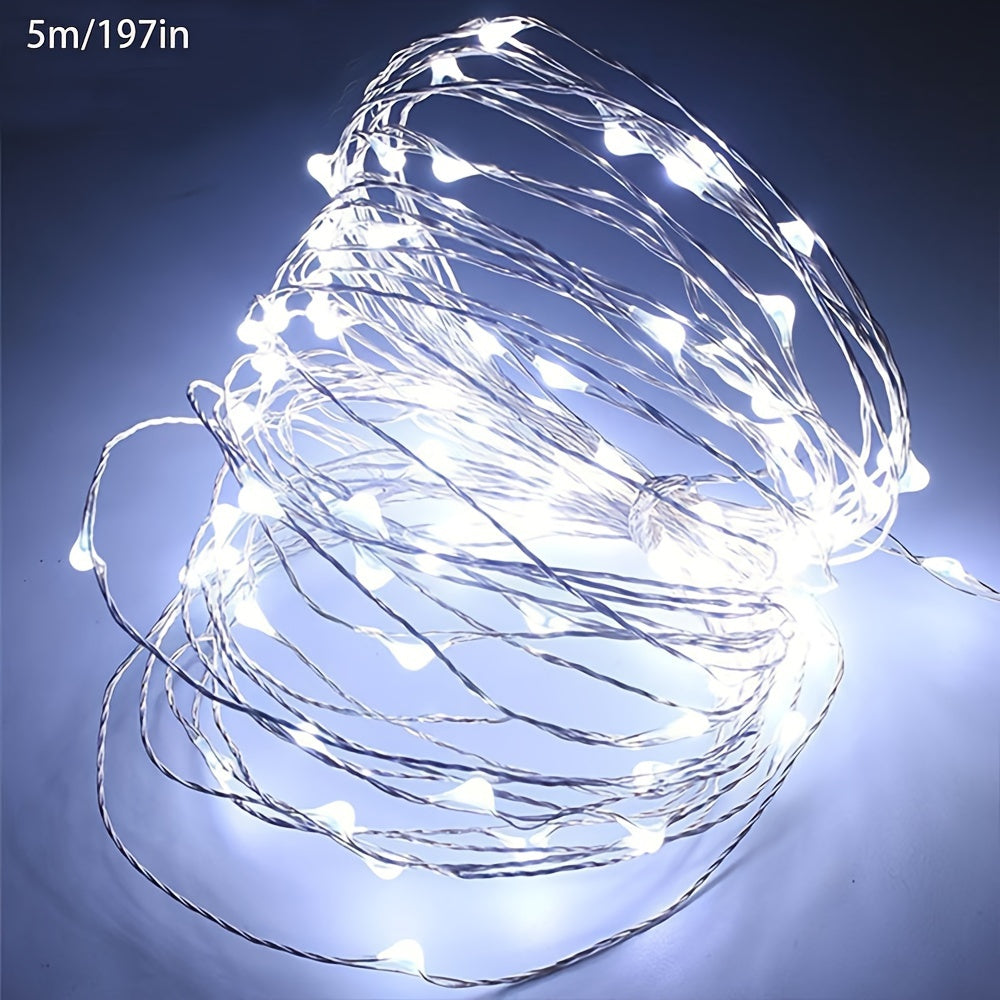 50/100LED Christmas Halloween Wedding Decoration Lights String