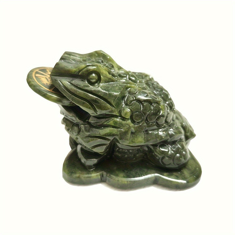 Natural Stone Three-Legged Money Toad - Lucky Charm Feng Shui Decor, Hand-Carved Art, Prosperity & Protection Charm, Ideal for Tea Lovers and Father'S Day Gift, Lucky Charm | Three-legged | Genuine Stone