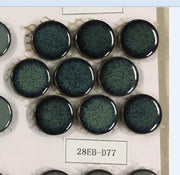 Cracked glaze round marble mosaic tile 28eb-d77