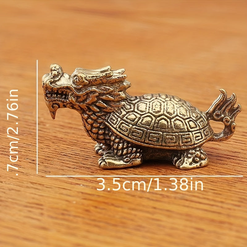 Vintage Brass 9pcs Dragon Nine Sons Ornaments Set, Dinosaur Theme Decor for Home, Office, Coffee Shop, Restaurant, Ideal Birthday Gift & Souvenir, No Electricity Needed for Christmas, Halloween Decorations, Fall Home Decor Co