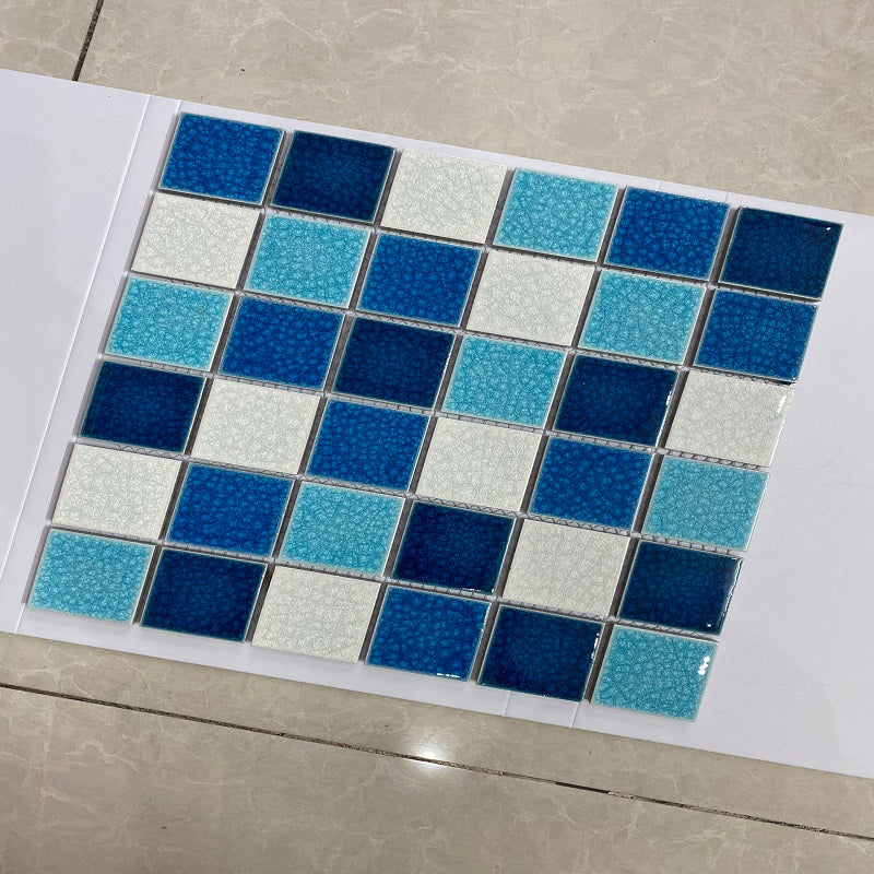 MHG 953 2-Layer Cracked Glaze Ceramic Mosaic Tile 