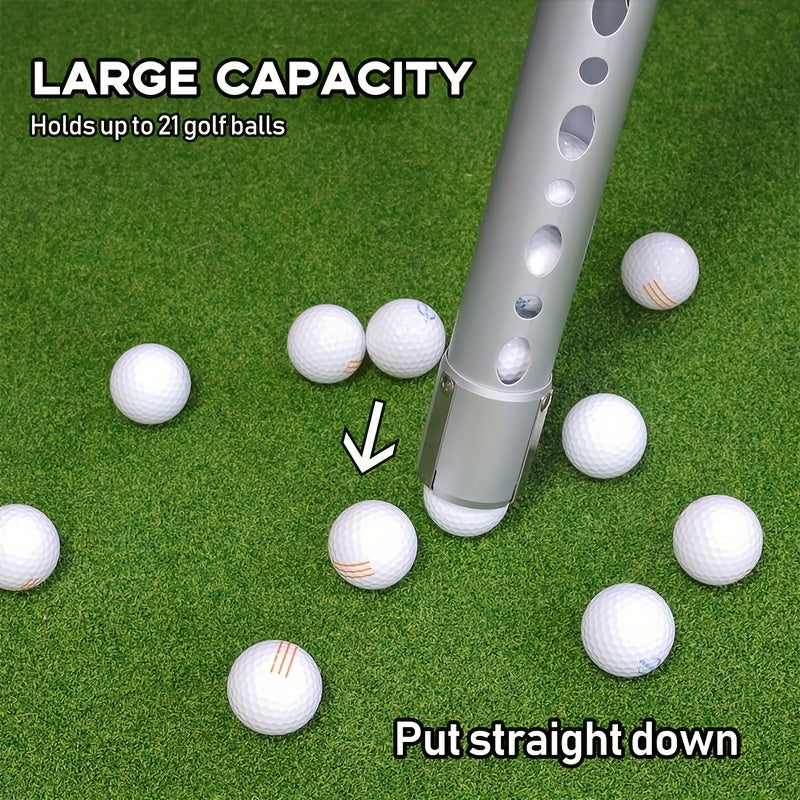 Huan 20-Piece Golf Ball Picker - Light, Convenient