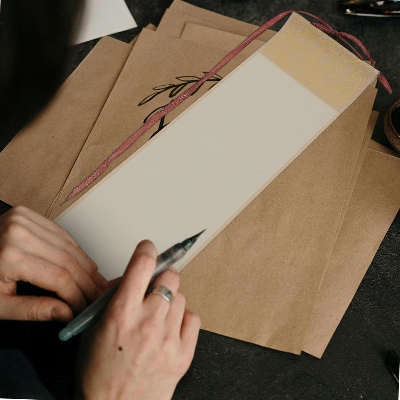 9 blank small scrolls, calligraphy scrolls, traditional Chinese paintings and ancient-style calligraphy and painting pendants, painting Xuan paper, small home pendants, decorative small items, creative gifts
