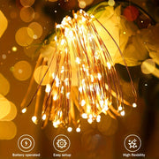 Copper LED String Lights for Christmas and Wedding Decoration