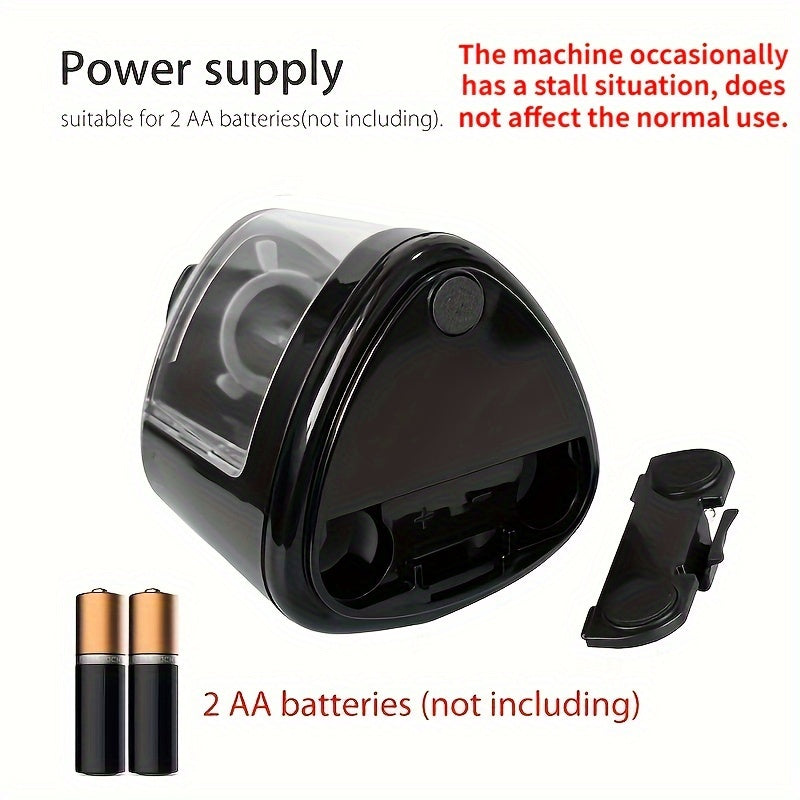 Automatic Electric Pencil Sharpener with Auto-Stop & Lead Breakage - Desktop Sharpener for Office &, No Needed, Compact Design, Sharpens Pencils in Seconds, Pencil Sharpener Electric, Supplies, Sleek Style, Waste Container - Daisan Mart