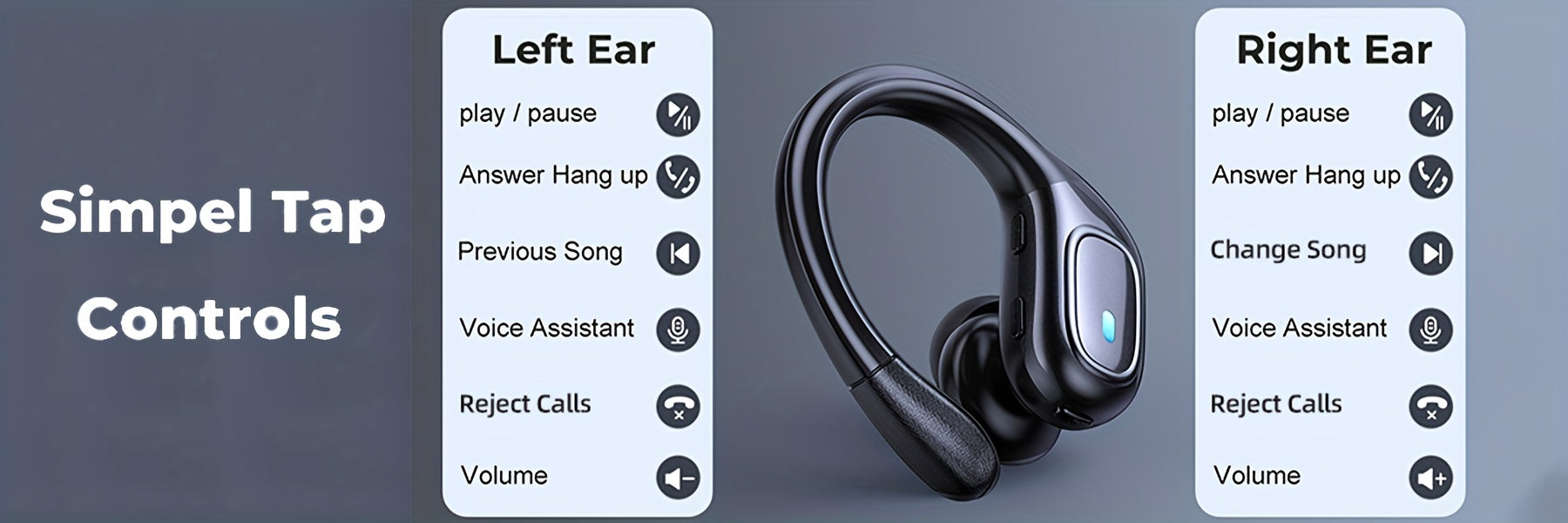 Tai nghe LIFEBEE Không Dây Thể Thao, Chống Ồn, LED