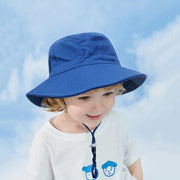 Children's Bucket Hat with Dinosaur and Octopus Print for Sun Protection