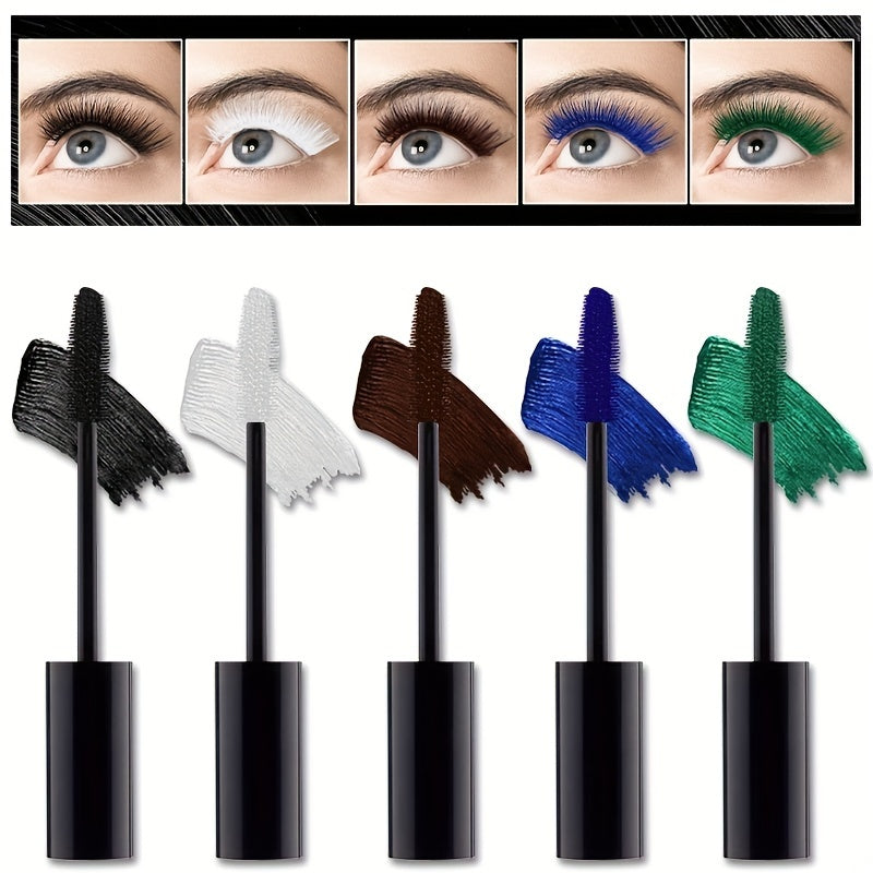 5 Color Mascara - Long, Curly, Long-Lasting for Festivals
