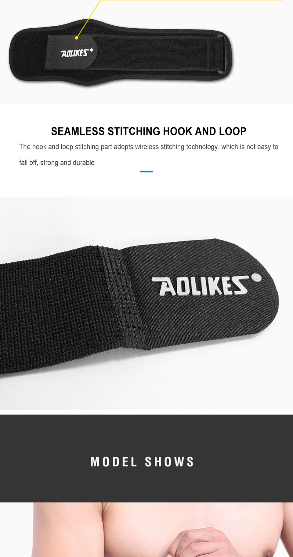 Băng Khớp Thể Thao AOLIKES - Đệm Nén Chống Trượt