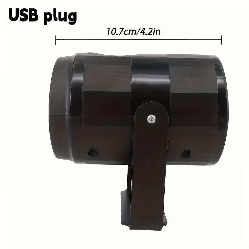 USB Rotating Snow LED Light - Create a Virtual Winter Space