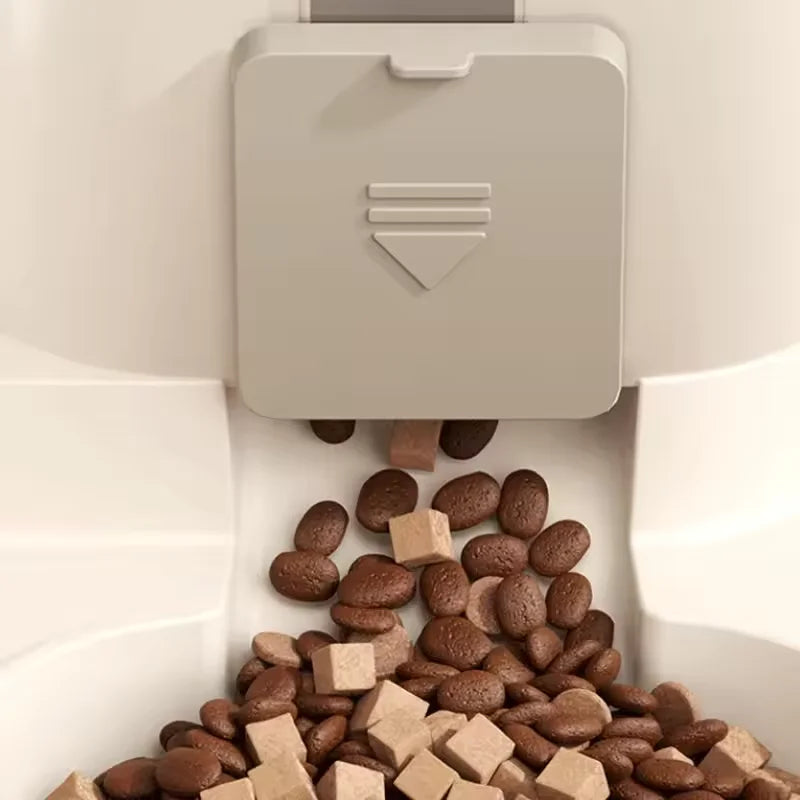Pet large-capacity feeder integrated automatic water dispenser cat food bowl dog feeding bowl cat bowl dog bowl pet supplies - Daisan Mart