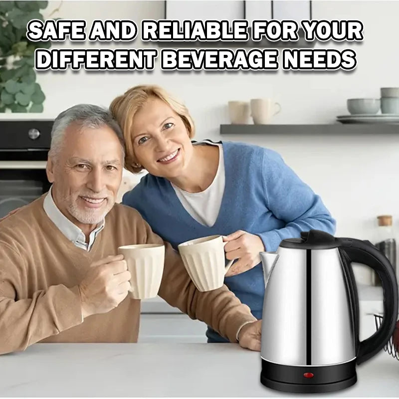 304 Stainless Steel Electric Kettle 1.8L 1000W Capacity Discount