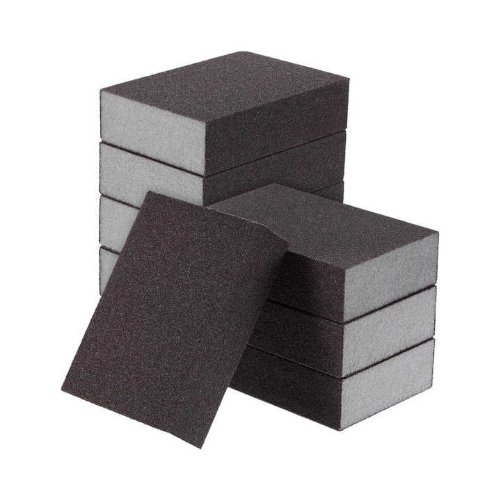 Reusable Coarse Medium Fine Manual Sandpaper Block Abrasive Tools for Wood Drywall Metal Polishing Wet Dry Washable 