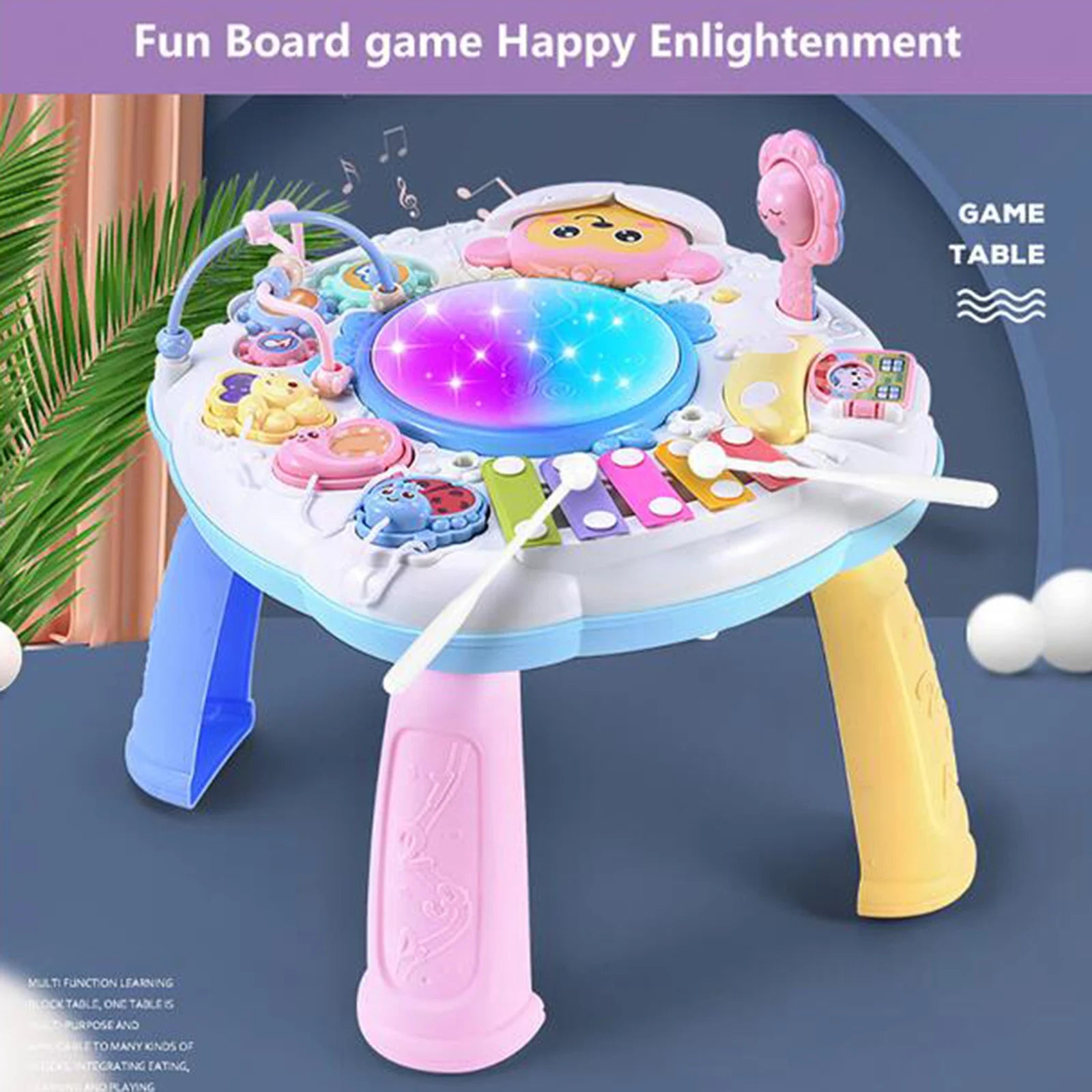 Musical Dinosaur Game Table - Educational Toy