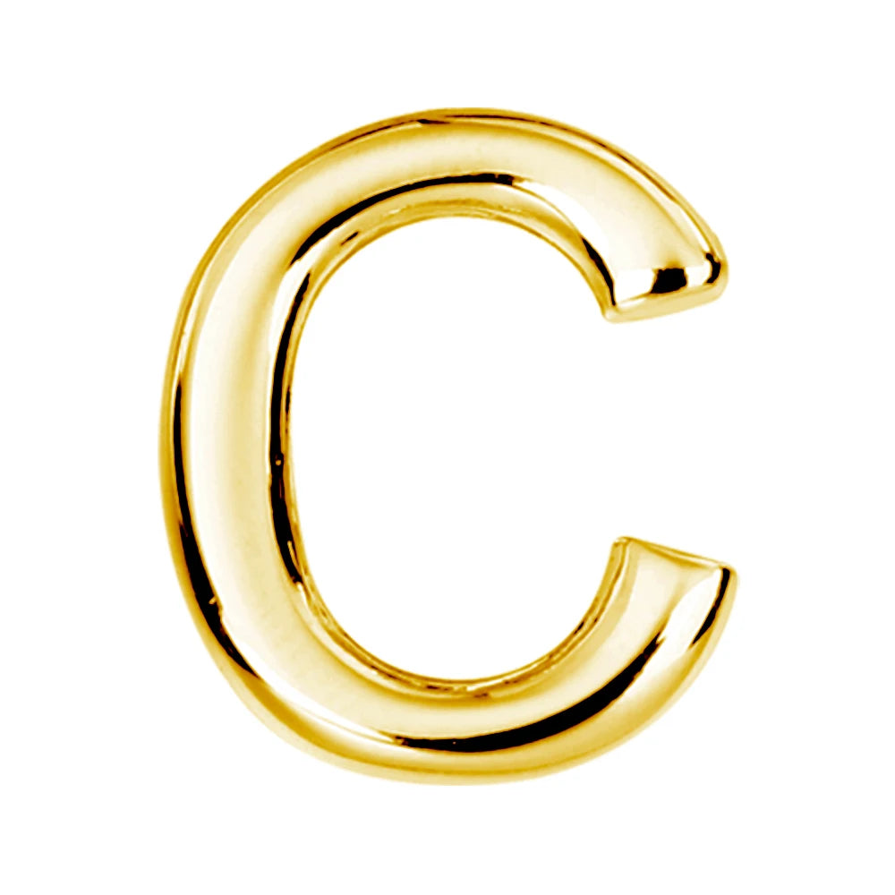 男士及男孩適用的優雅A-Z字母領帶夾