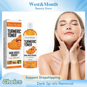Dark Spots Removal Toner Whitening Spots Corrector Remove Freckle Lighten Melasma Pigmentation Moisturizing Turmeric Face Toner